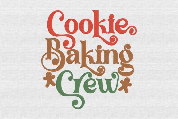 Christmas Cookie Baking Crew Embroidery Review