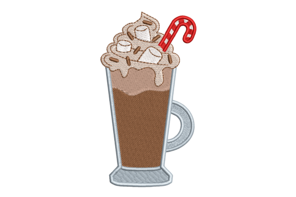 Christmas Hot Chocolate with Marshmallow Design Review