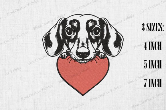 Cute Dachshund Peeking from Heart: Boutique Review