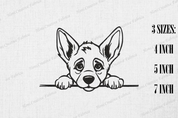 Cute German Shepherd Dog Peeking Wall Review