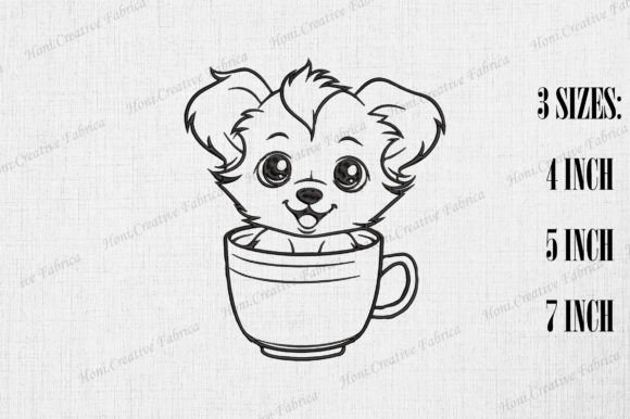 Cute Shetland Sheepdog in Coffee Cup Review