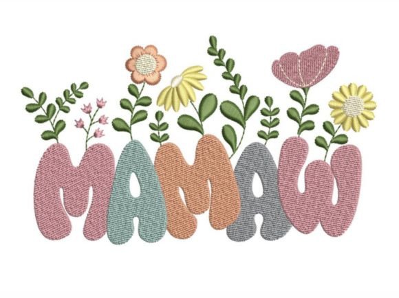 Mamaw Flower Embroidery Design: A Professional Review