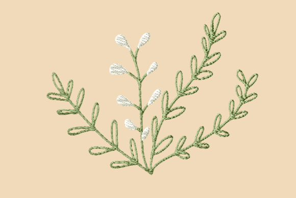 Review: Mistletoe Flower Embroidery Design