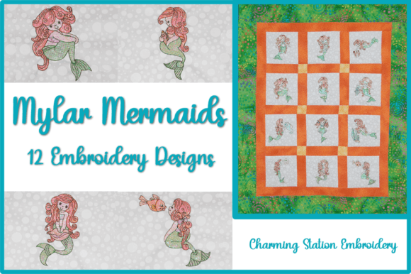 Reviewing Mylar Mermaids for Real Embroidery Projects