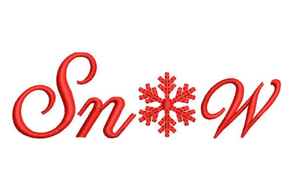 Snow Embroidery Design Review for Small Business Merch