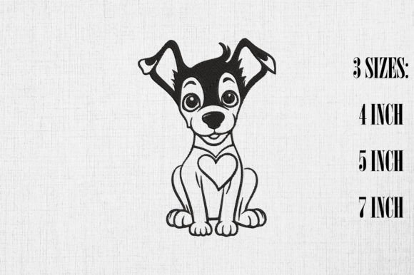 Valentine Doberman Pinscher Embroidery Review